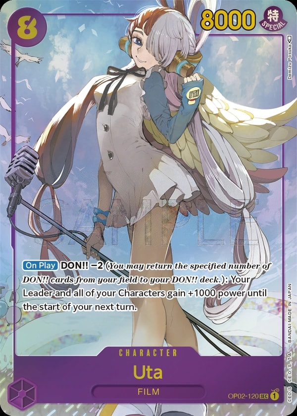 Uta (120) (Alternate Art) One Piece card