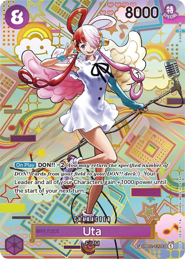 Uta (120) (SP) One Piece card
