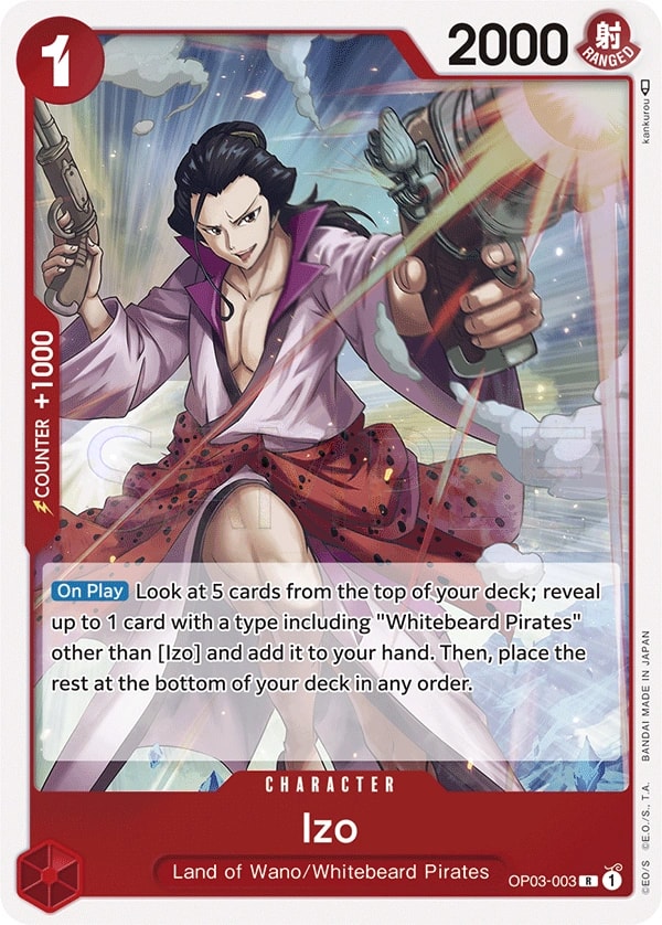 Izo (OP03-003) — Rare One Piece card