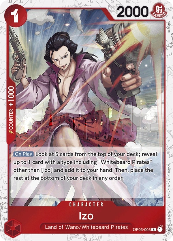 Izo (003) (OP03-003) One Piece card