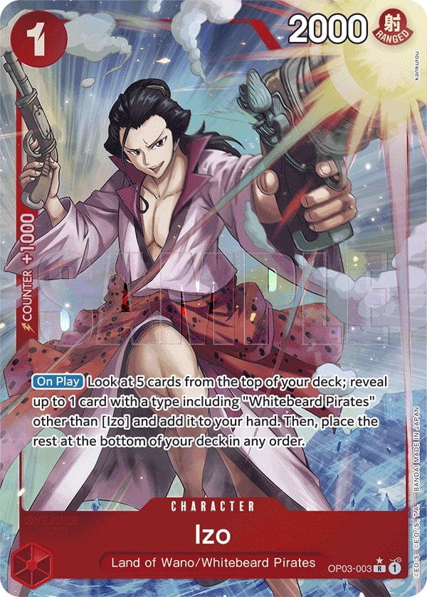 Izo (003) (OP03-003) One Piece card