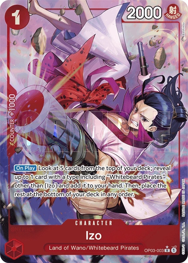 Izo (003) (OP03-003) One Piece card