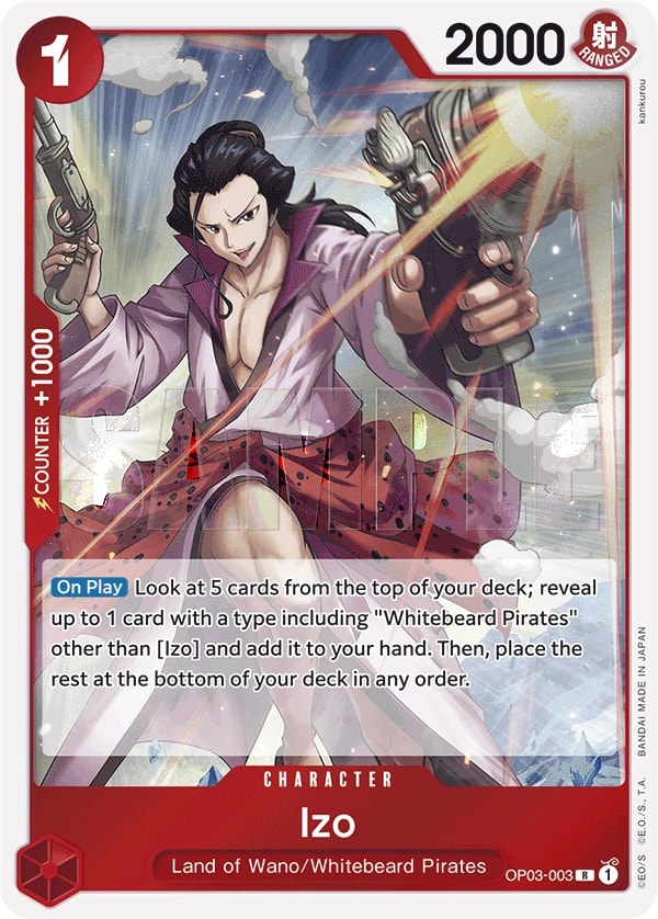 Izo (003) (OP03-003) One Piece card