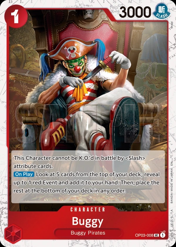 Buggy (008) (Pirate Foil) One Piece card