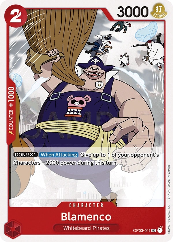 Blamenco (OP03-011) — Uncommon One Piece card