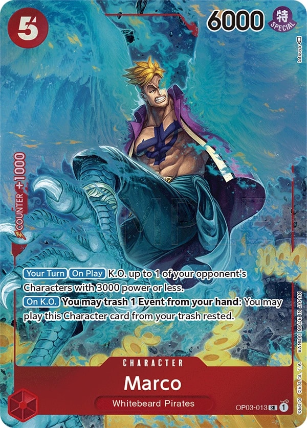 Marco (013) (Alternate Art) One Piece card