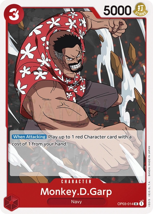 Monkey.D.Garp (OP03-014) — Uncommon One Piece card