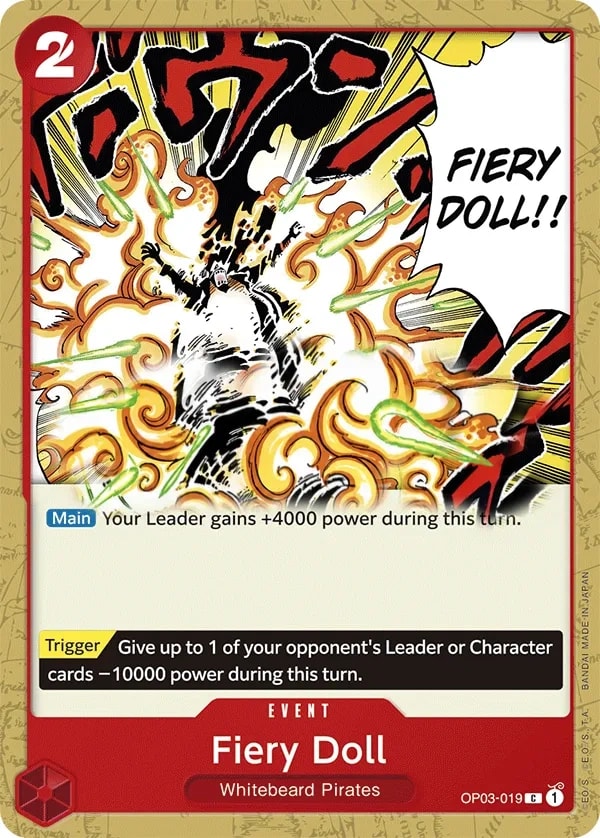 Fiery Doll (OP03-019) — Common One Piece card