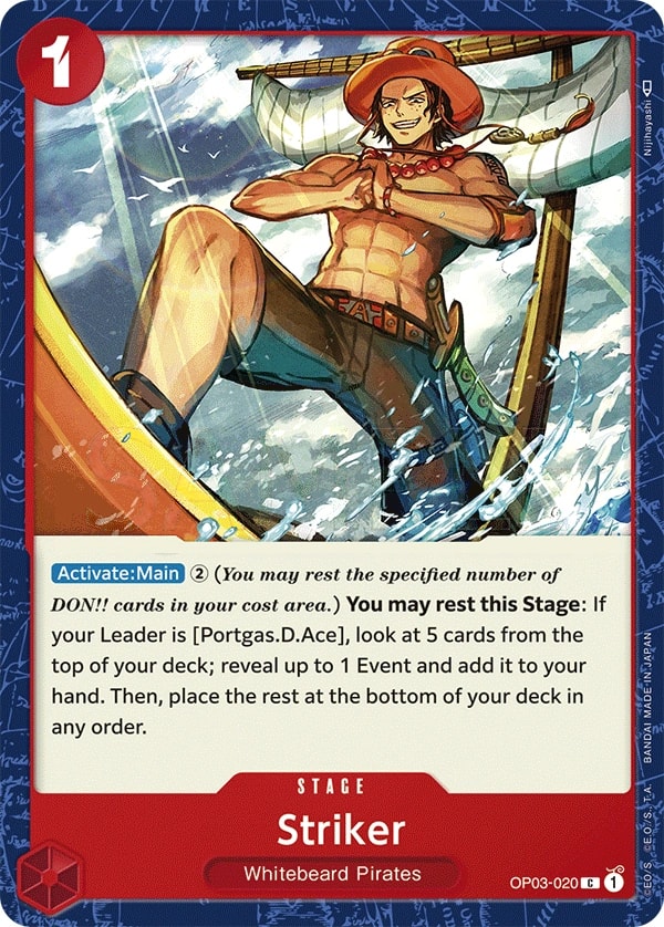 Striker (OP03-020) — Common One Piece card
