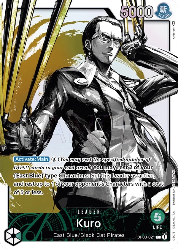 Kuro (021) (Alternate Art) One Piece card