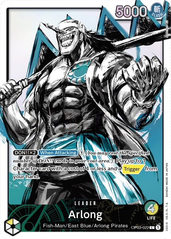 Arlong (022) (Alternate Art) One Piece card