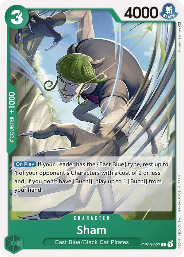 Sham (OP03-027) — Common One Piece card