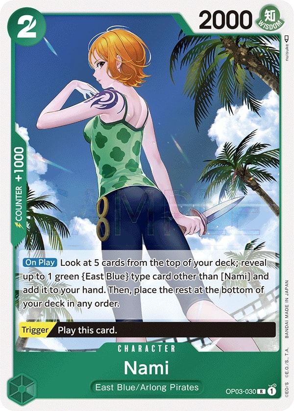 Nami (OP03-030) — Rare One Piece card