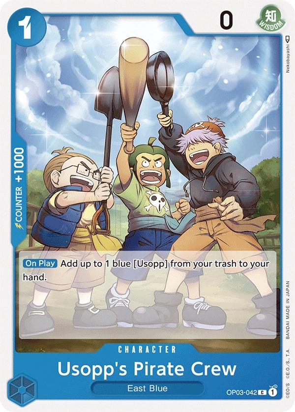 Usopp's Pirate Crew (OP03-042) — Common One Piece card