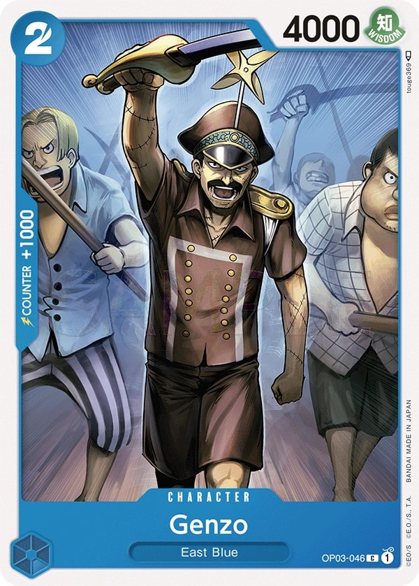 Genzo (OP03-046) — Common One Piece card