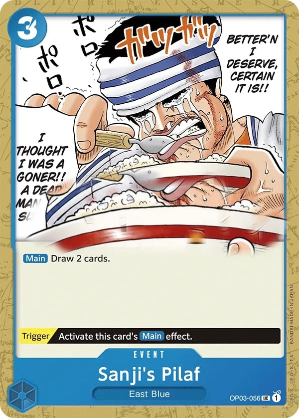 Sanji's Pilaf (OP03-056) — Uncommon One Piece card