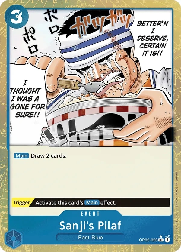 Sanji's Pilaf (056) (Textured Foil) One Piece card
