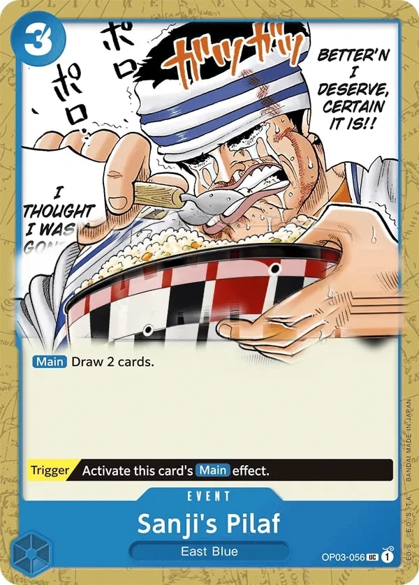 Sanji's Pilaf (056) One Piece card