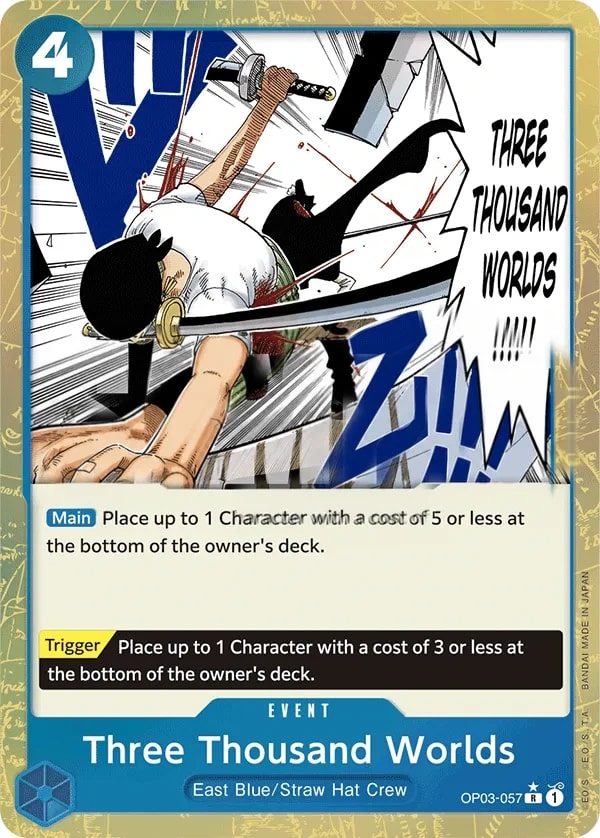 Three Thousand Worlds (057) (Textured Foil) One Piece card