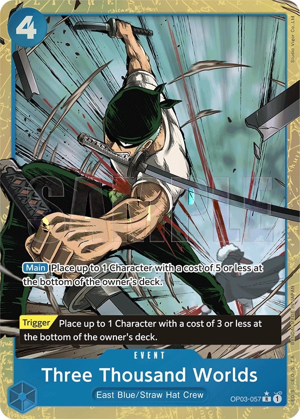 Three Thousand Worlds (057) (Alternate Art) One Piece card