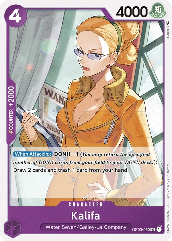 Kalifa (OP03-060) — Uncommon One Piece card
