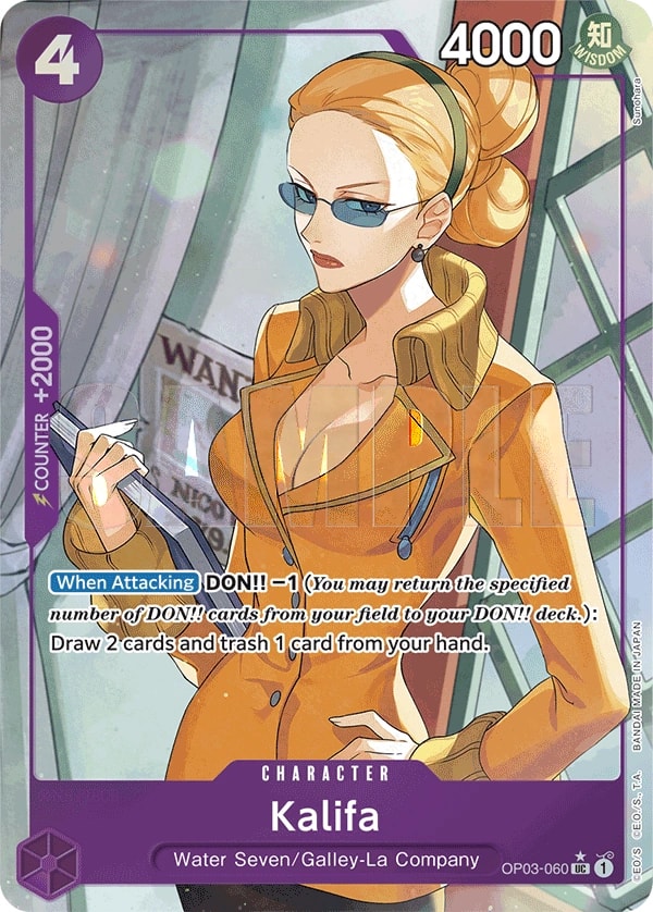 Kalifa (060) (Full Art) One Piece card