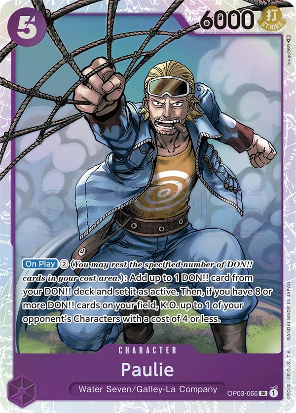 Paulie OP03-066 One Piece card