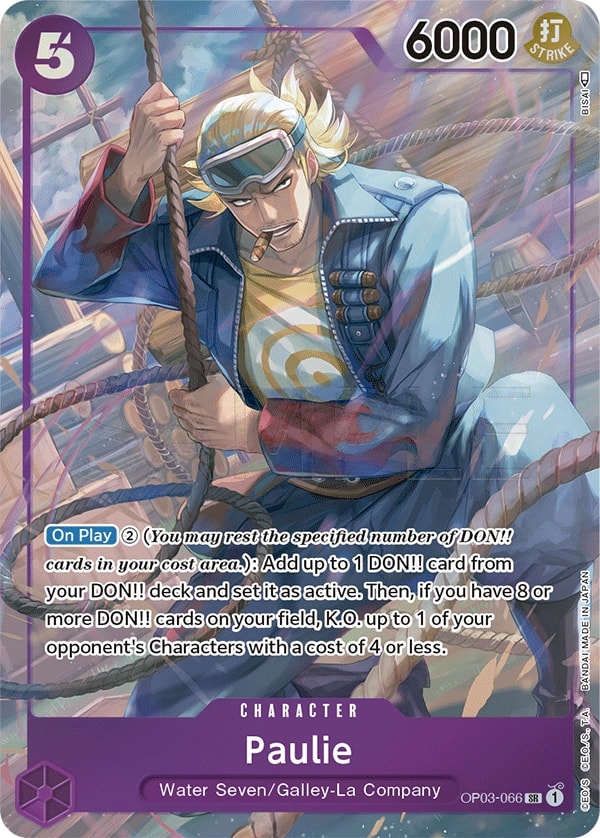 Paulie (066) (Alternate Art) One Piece card