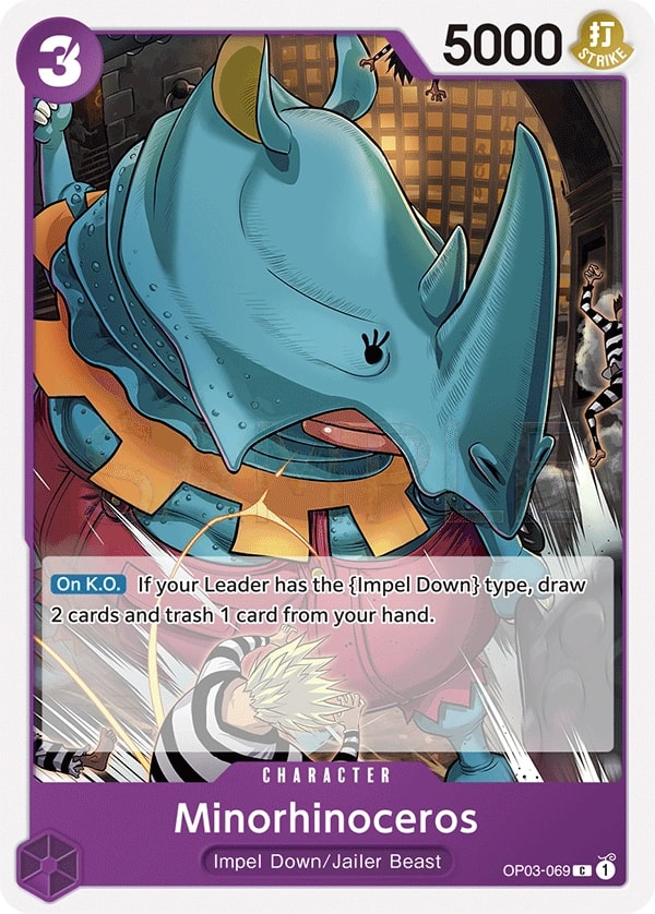 Minorhinoceros (OP03-069) — Common One Piece card