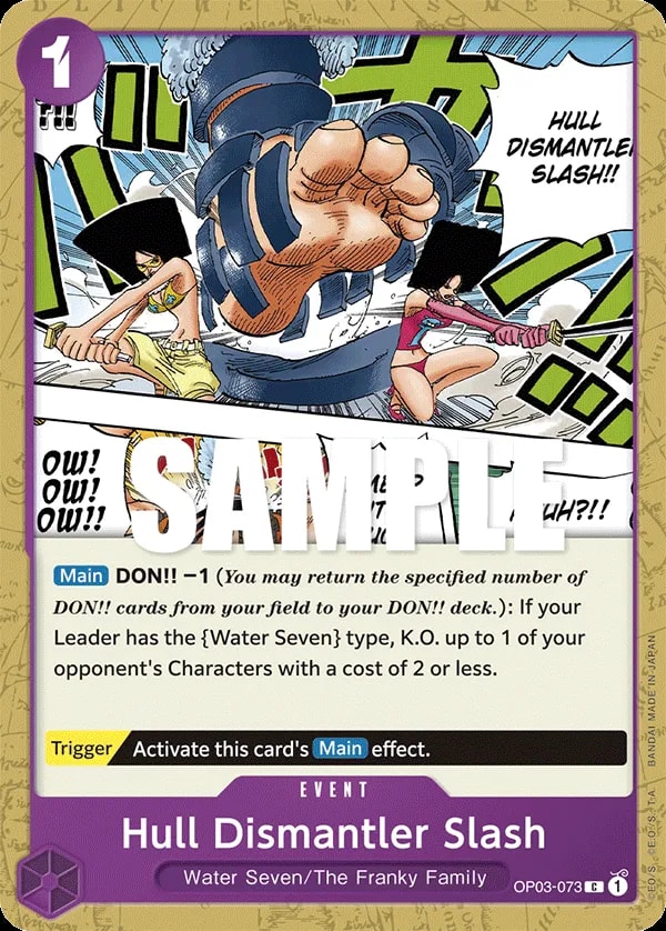 Hull Dismantler Slash (OP03-073) — Common One Piece card