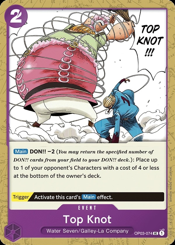 Top Knot (OP03-074) — Uncommon One Piece card