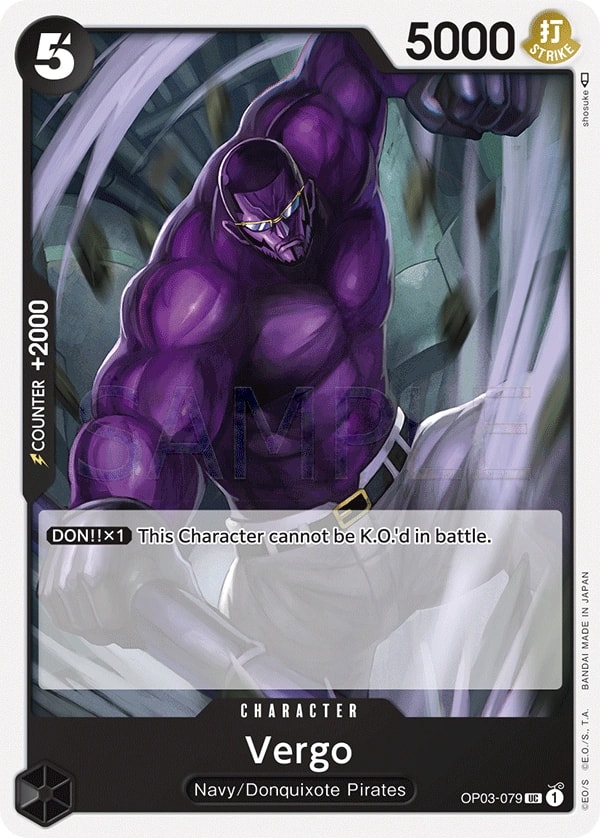 Vergo (OP03-079) — Uncommon One Piece card
