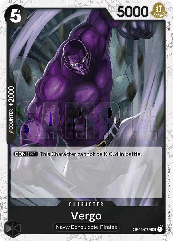 Vergo (079) (Jolly Roger Foil) One Piece card