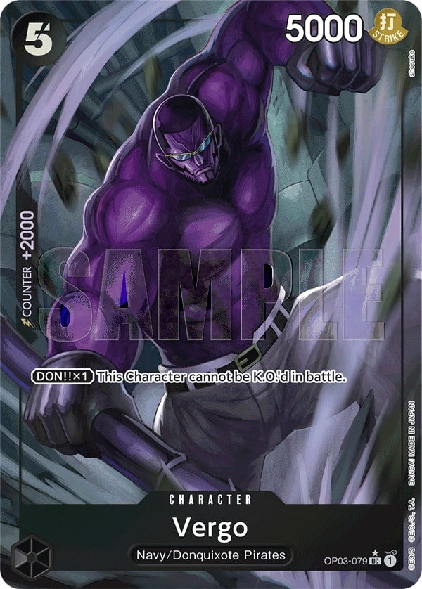Vergo (079) (Full Art) One Piece card