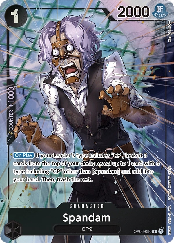 Spandam (086) (Alternate Art) One Piece card