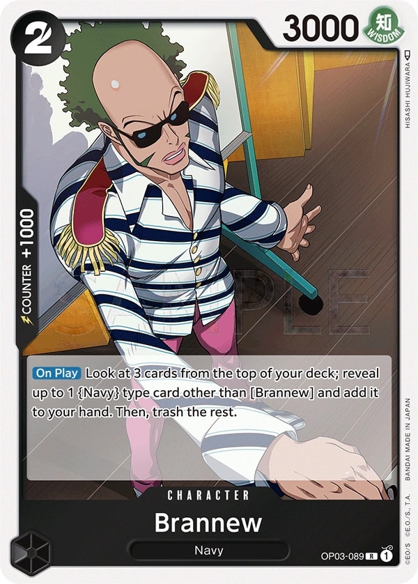 Brannew (OP03-089) — Rare One Piece card