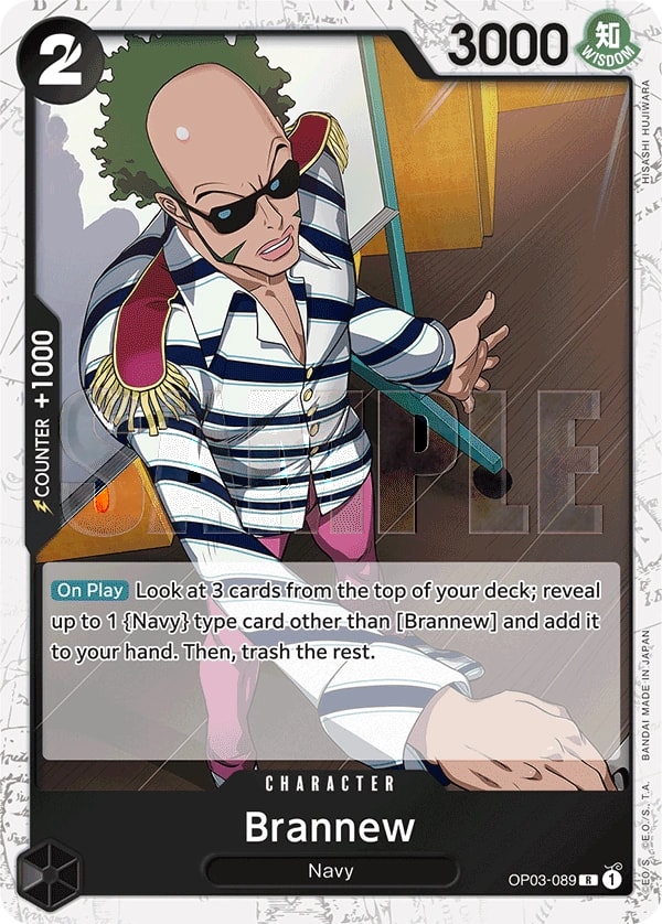 Brannew (089) (Jolly Roger Foil) One Piece card