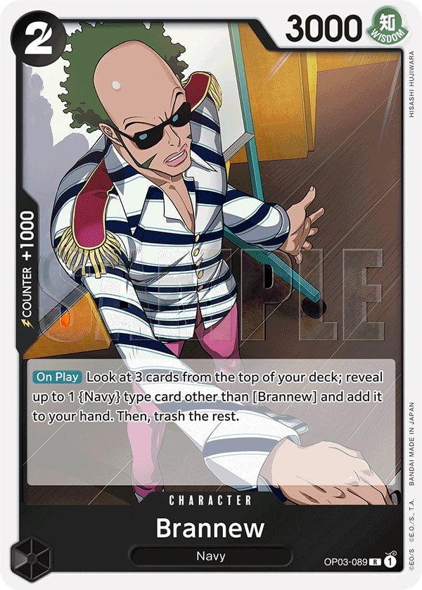 Brannew (089) (Reprint) One Piece card
