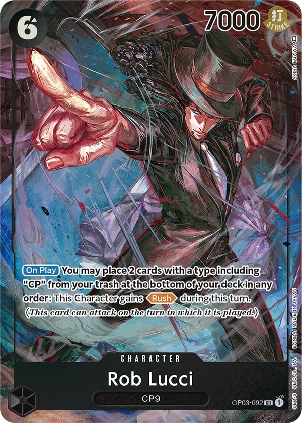 Rob Lucci (092) (Alternate Art) One Piece card