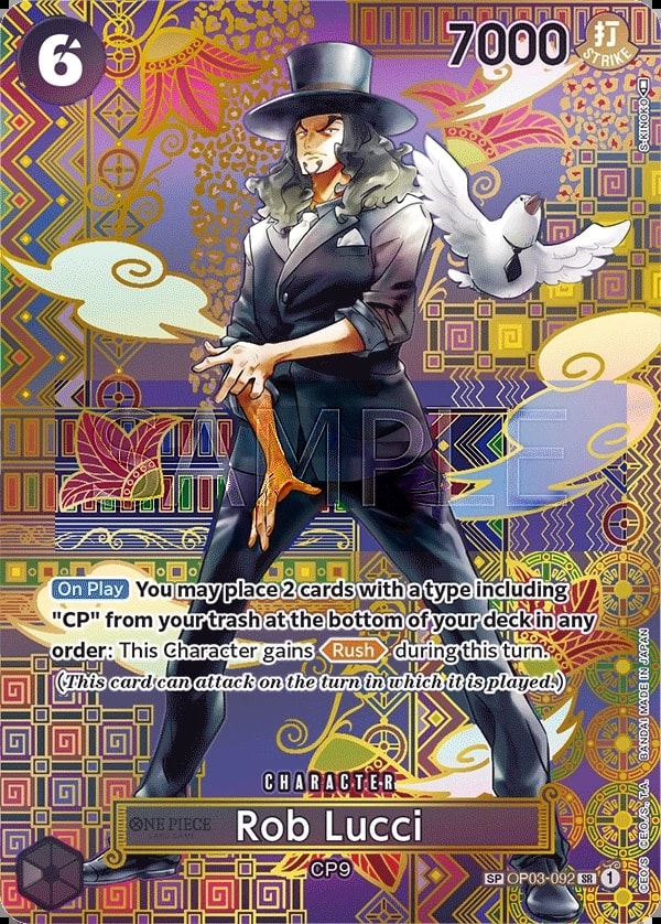 Rob Lucci (092) (SP) One Piece card