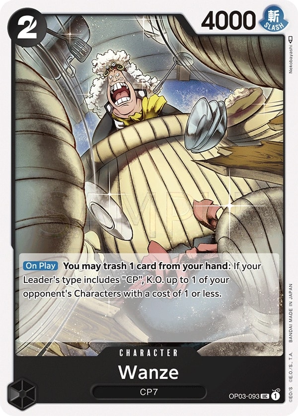 Wanze (OP03-093) — Uncommon One Piece card