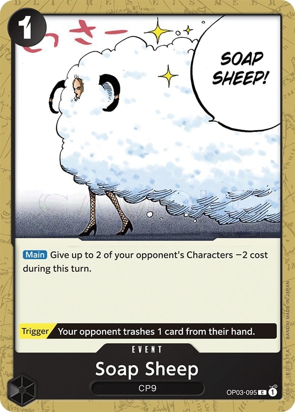 Soap Sheep (OP03-095) — Common One Piece card