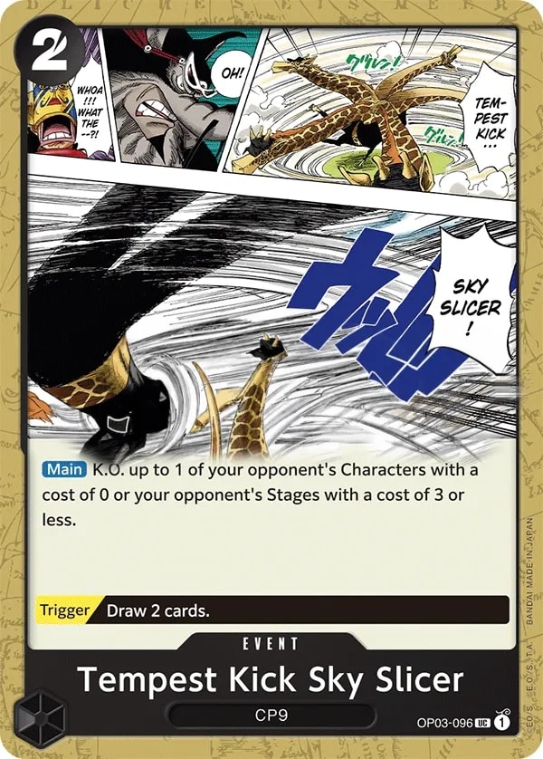 Tempest Kick Sky Slicer (OP03-096) — Uncommon One Piece card