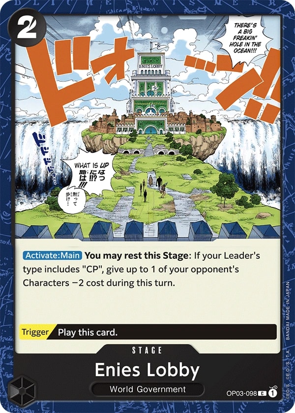 Enies Lobby (OP03-098) — Common One Piece card