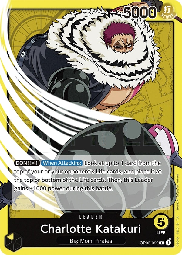 Charlotte Katakuri OP03-099 One Piece leader card