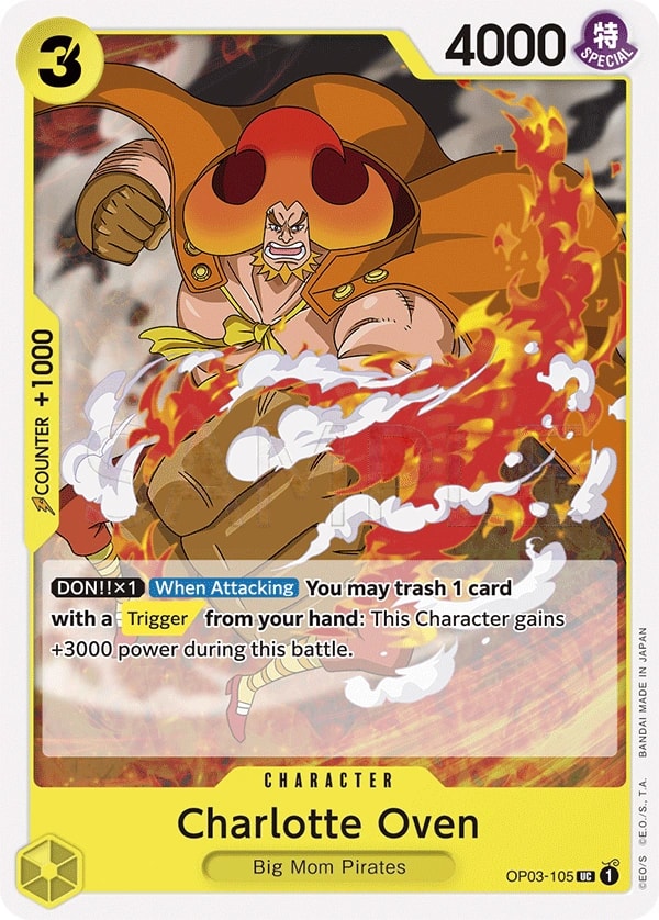 Charlotte Oven (OP03-105) — Uncommon One Piece card