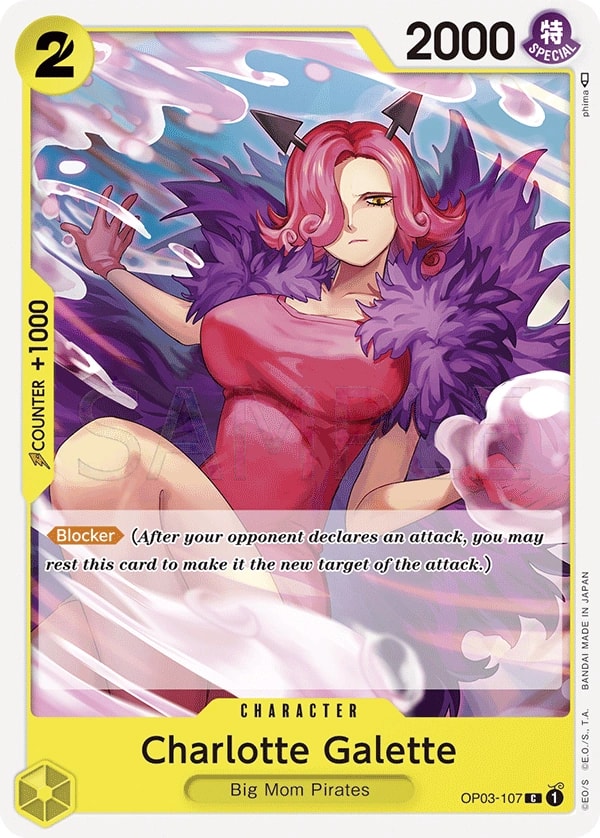 Charlotte Galette (OP03-107) — Common One Piece card