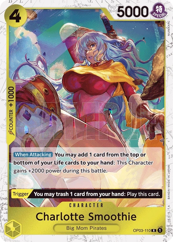 Charlotte Smoothie (110) (Jolly Roger Foil) One Piece card