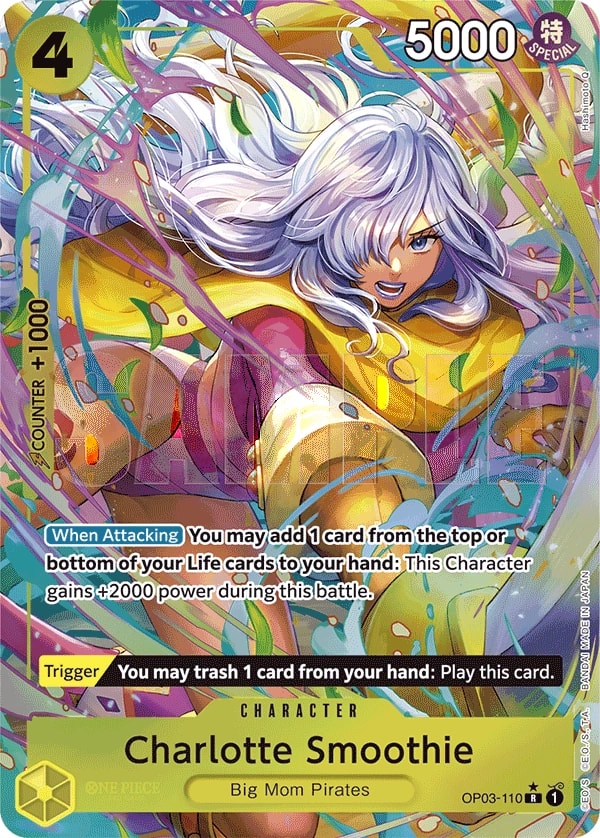 Charlotte Smoothie (110) (Alternate Art) One Piece card