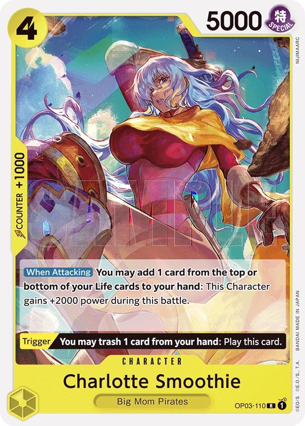 Charlotte Smoothie (110) (Reprint) One Piece card